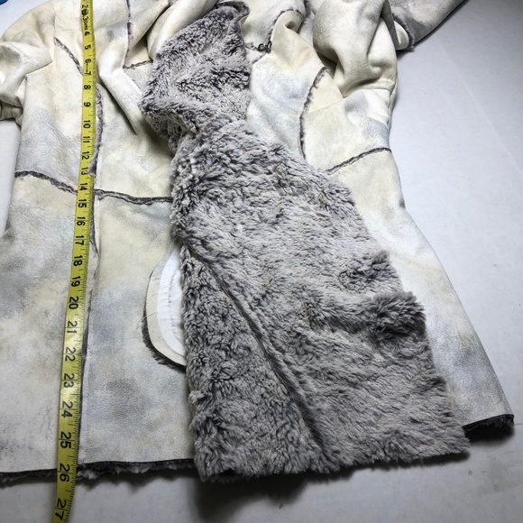 Hanita Women's Open Front Gray Drappe Coat CG - Picture 5 of 8